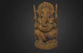 Scanning An Elephant Model by iReal 3D Scanner