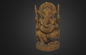 Scanning An Elephant Model by iReal 3D Scanner