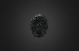 Human Skull Carving Scanning by PRINCE 3D Scanner