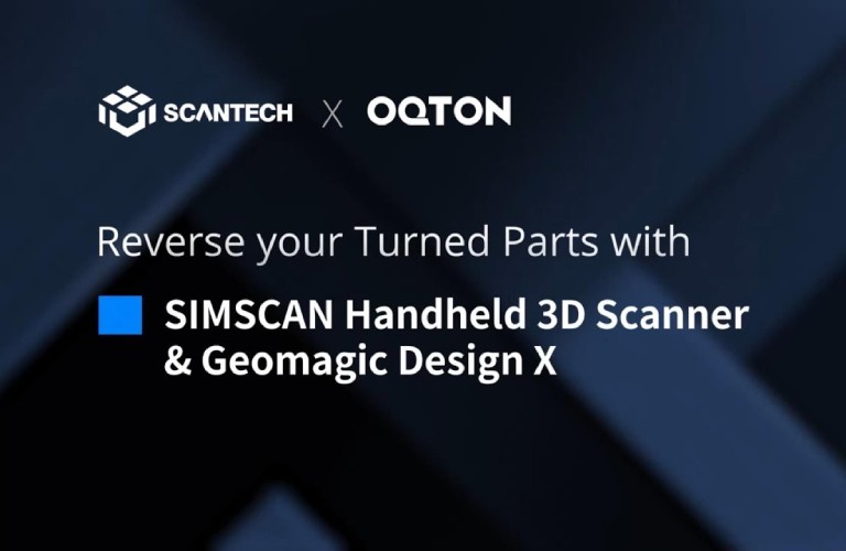 Reverse Engineering your Turned Parts with SIMSCAN Handheld 3D Scanner & Geomagic Design X