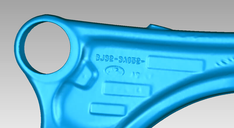 The 3d data obtained by PRINCE 3d scanning can clearly feedback all the details on the workpiece