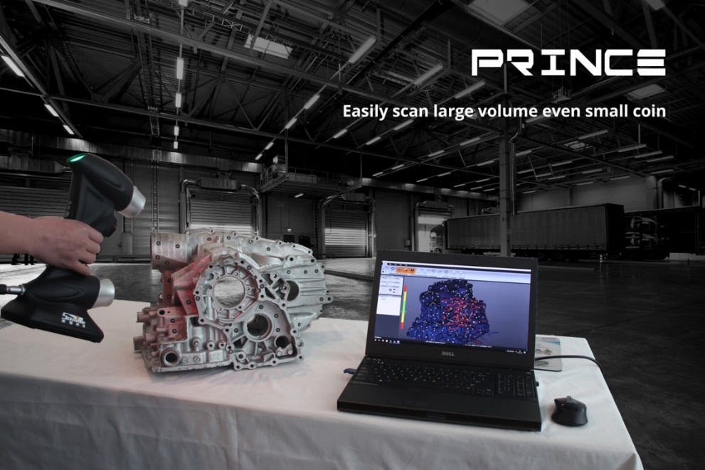 prince 3D scanner Easily scan large volume even small coin