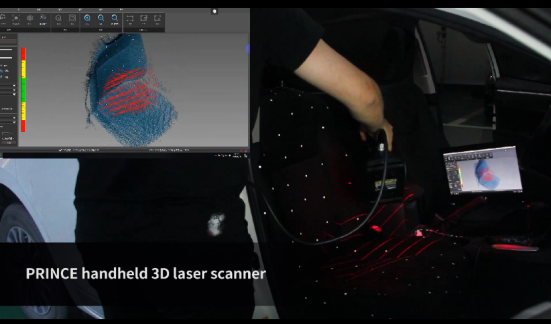 3d scanning of auto seat