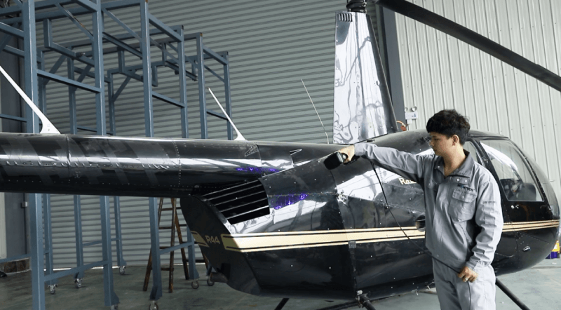 3D scanning an aircraft