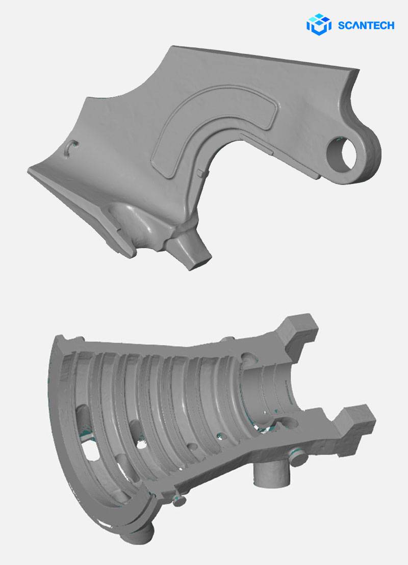 3D model of casting parts